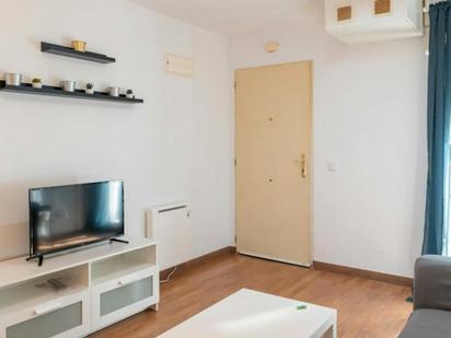 Sala d'estar de Pis de lloguer en  Madrid Capital amb Calefacció, Moblat i Rentadora