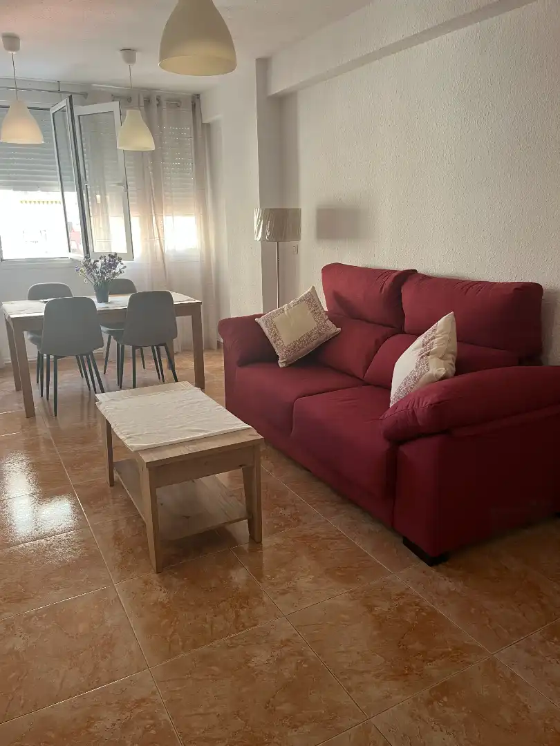 Sala de estar de Piso de alquiler en Málaga con Aire acondicionado y Amueblado