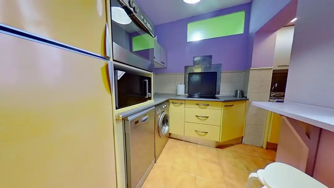 Kitchen of Apartments for rent in Madrid  with Air Conditioner and Heating