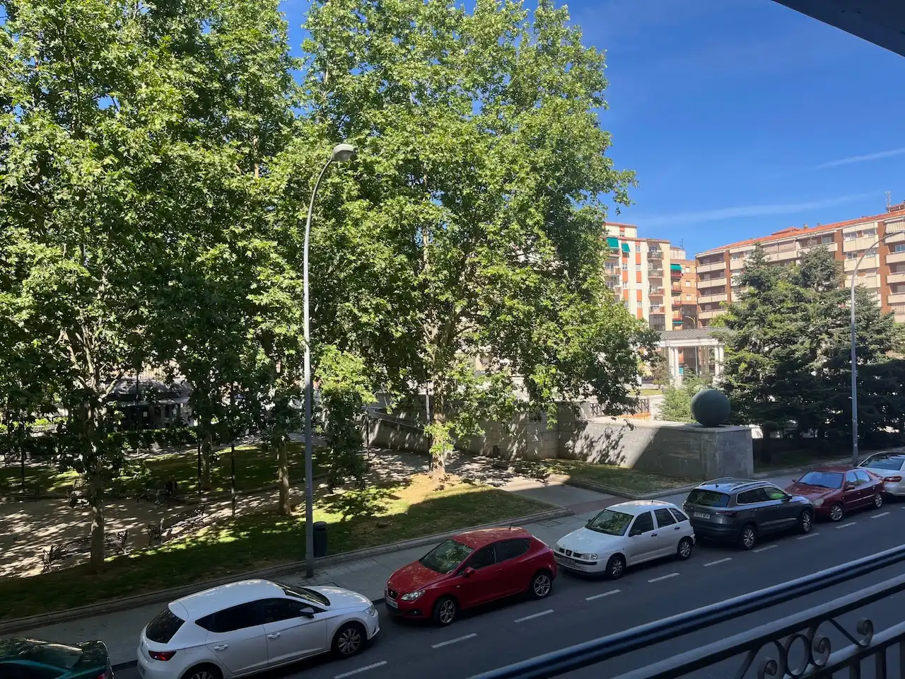 Vista exterior de Piso en venta en Salamanca con Calefacción, Parquet y Amueblado