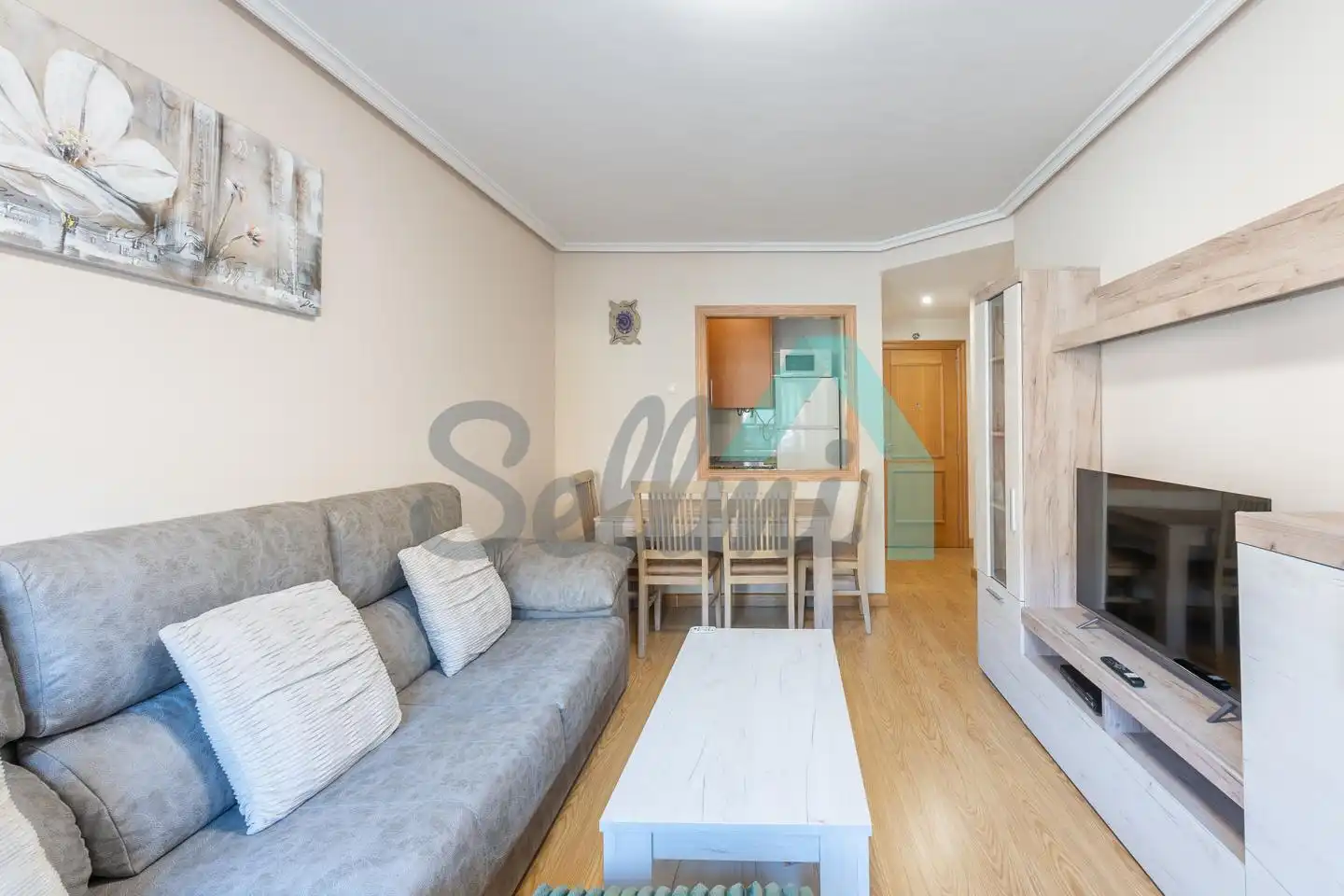 Sala de estar de Planta baja en venta en Aller con Calefacción, Terraza y Amueblado