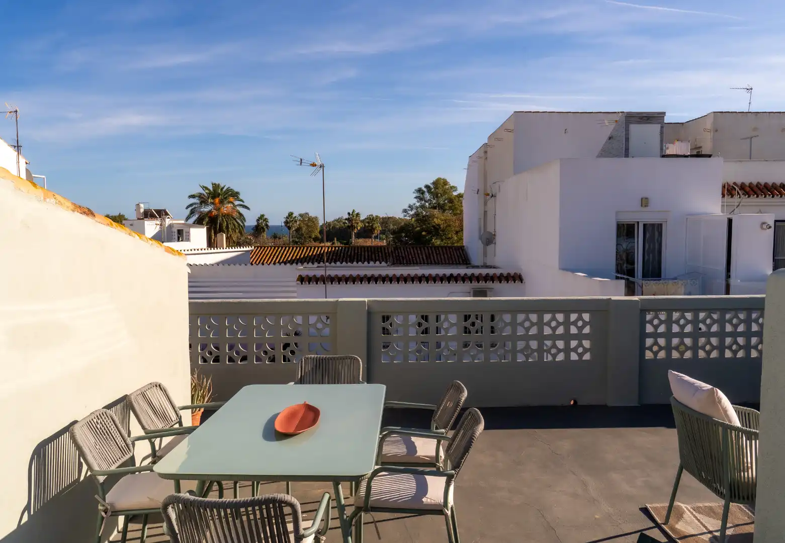 Terrace of Detached homes for sale in Marbella  with Air Conditioner, Terrace and Storage room