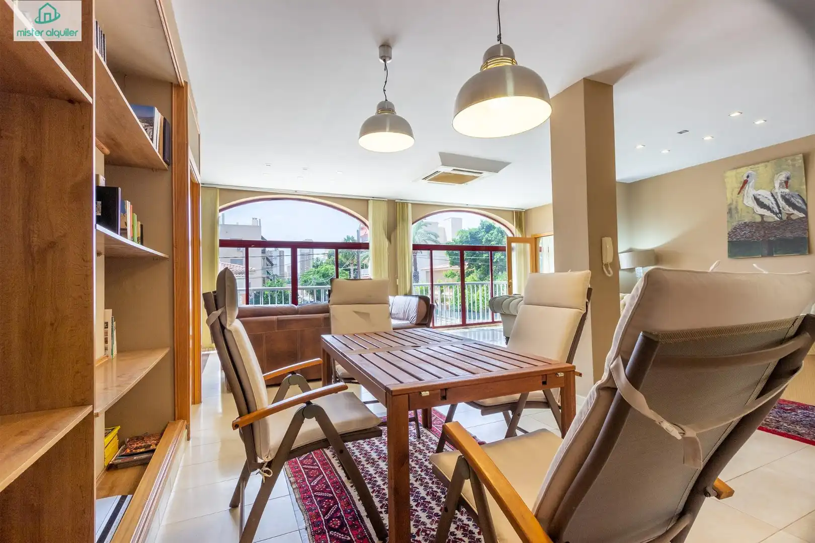Dining room of Apartments for rent in El Campello  with Air Conditioner, Terrace and Furnished