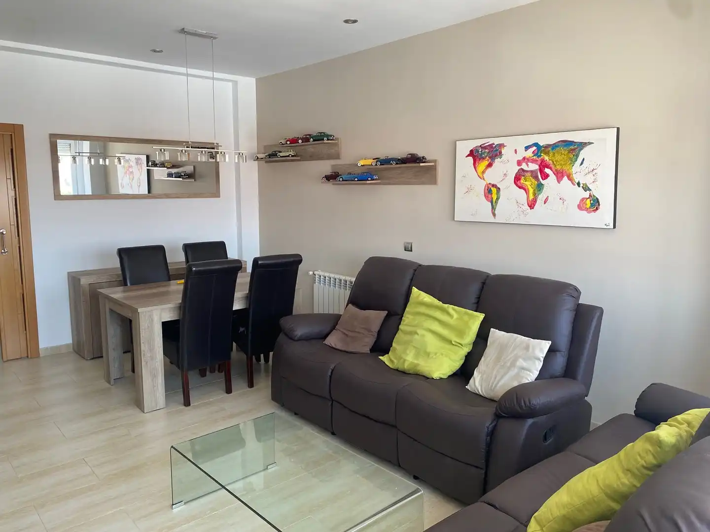 Sala d'estar de Dúplex en venda en Castuera amb Aire condicionat, Calefacció i Parquet