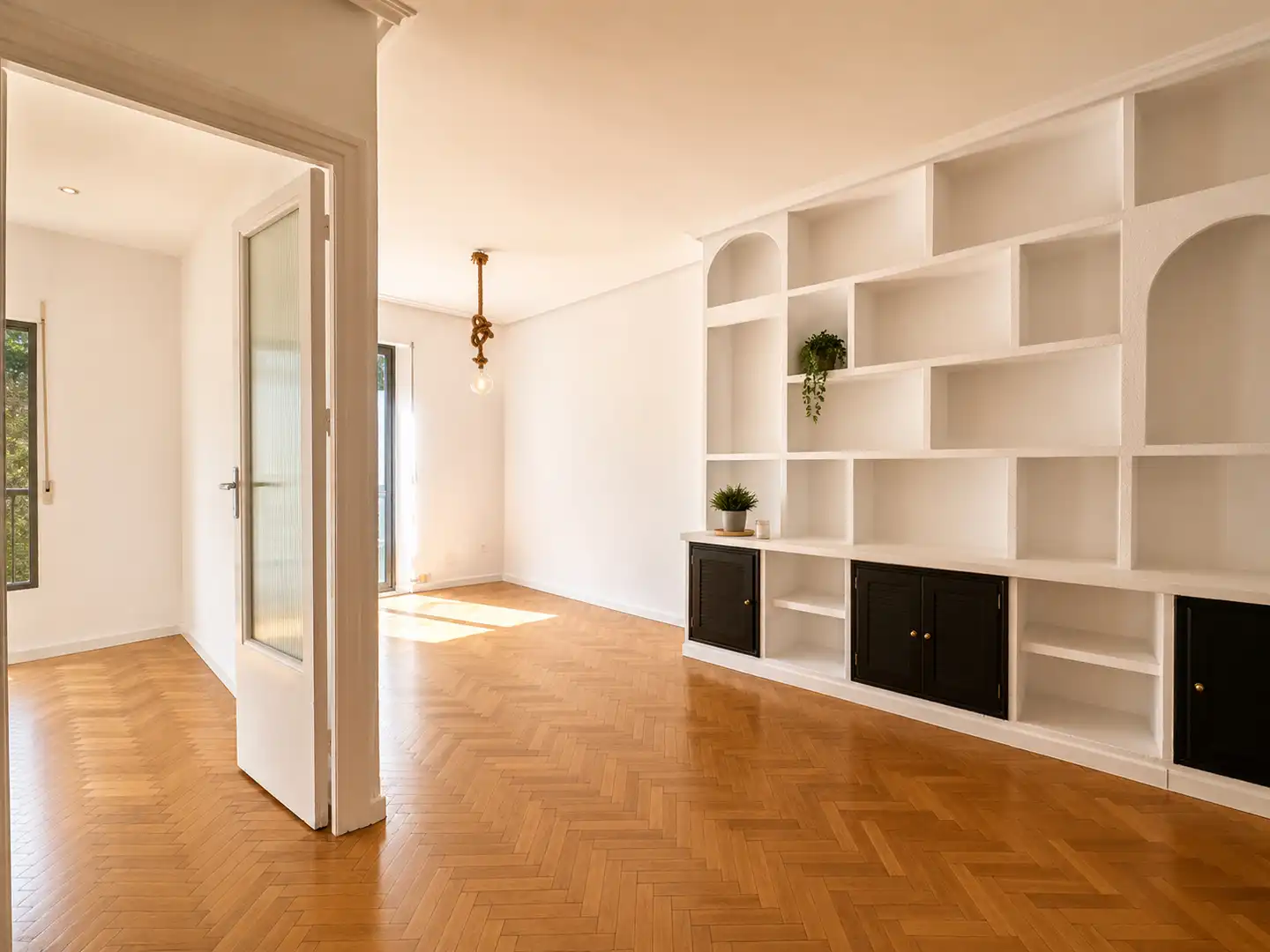 Sala de estar de Piso en venta en Madrid con Aire acondicionado y Balcón