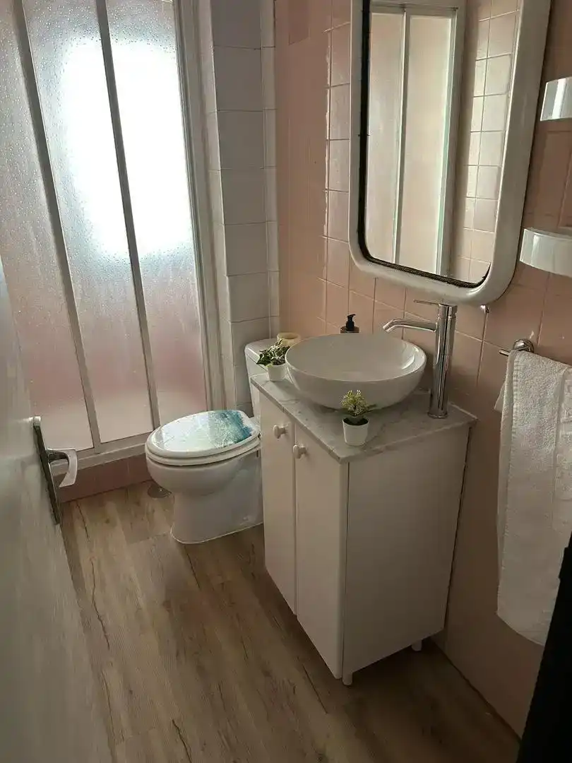 Bathroom of Flat for rent in Alcobendas  with Parquet flooring, Furnished and Washing machine