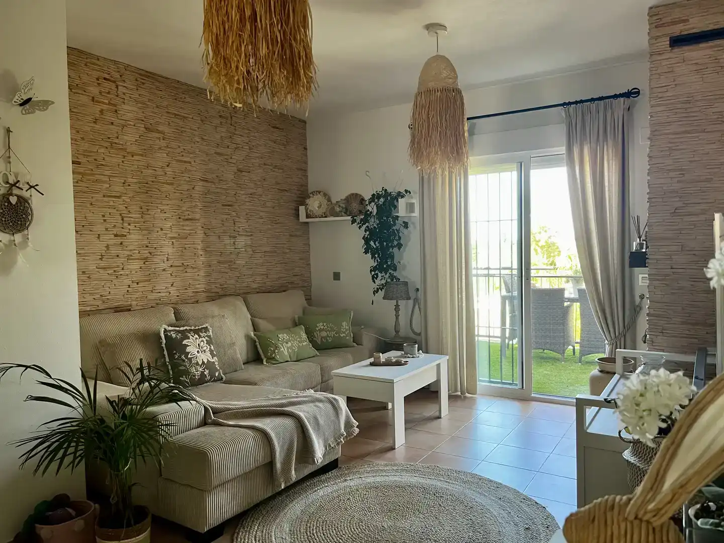 Sala de estar de Piso en venta en Cartagena con Aire acondicionado, Jardín privado y Trastero
