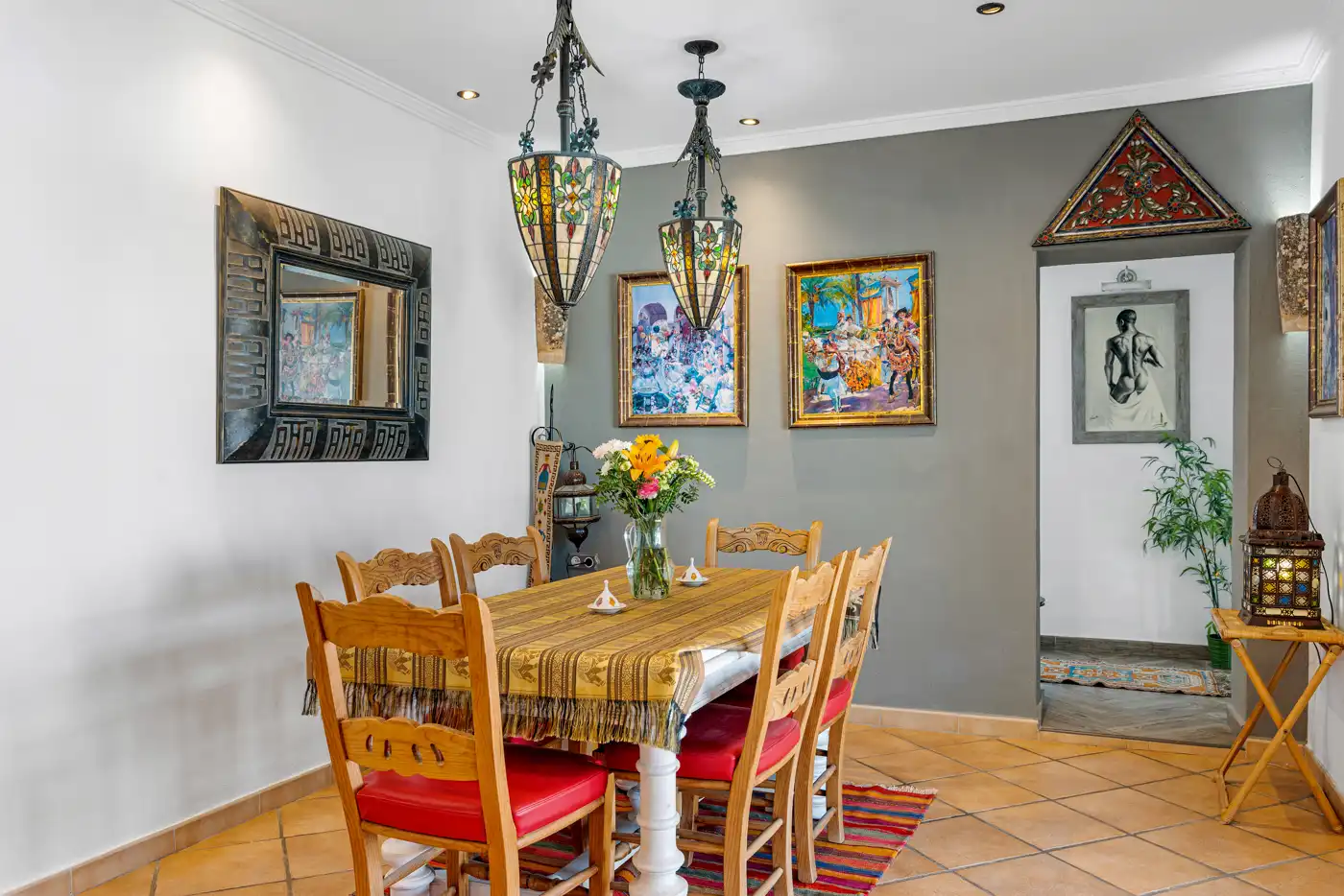 Comedor de Casa o chalet en venta en Daya Nueva con Aire acondicionado, Jardín privado y Piscina