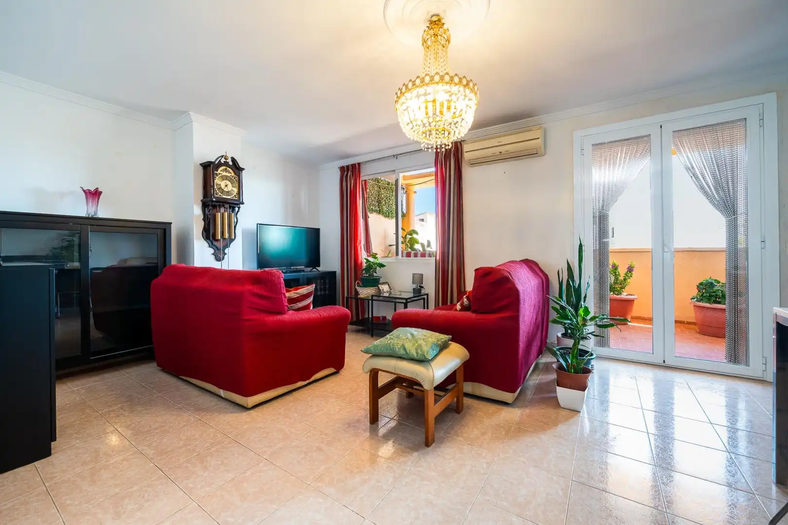Sala d'estar de Àtic en venda en  Palma de Mallorca amb Terrassa, Traster i Moblat
