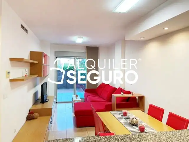 Sala d'estar de Pis de lloguer en Dénia amb Aire condicionat, Terrassa i Traster