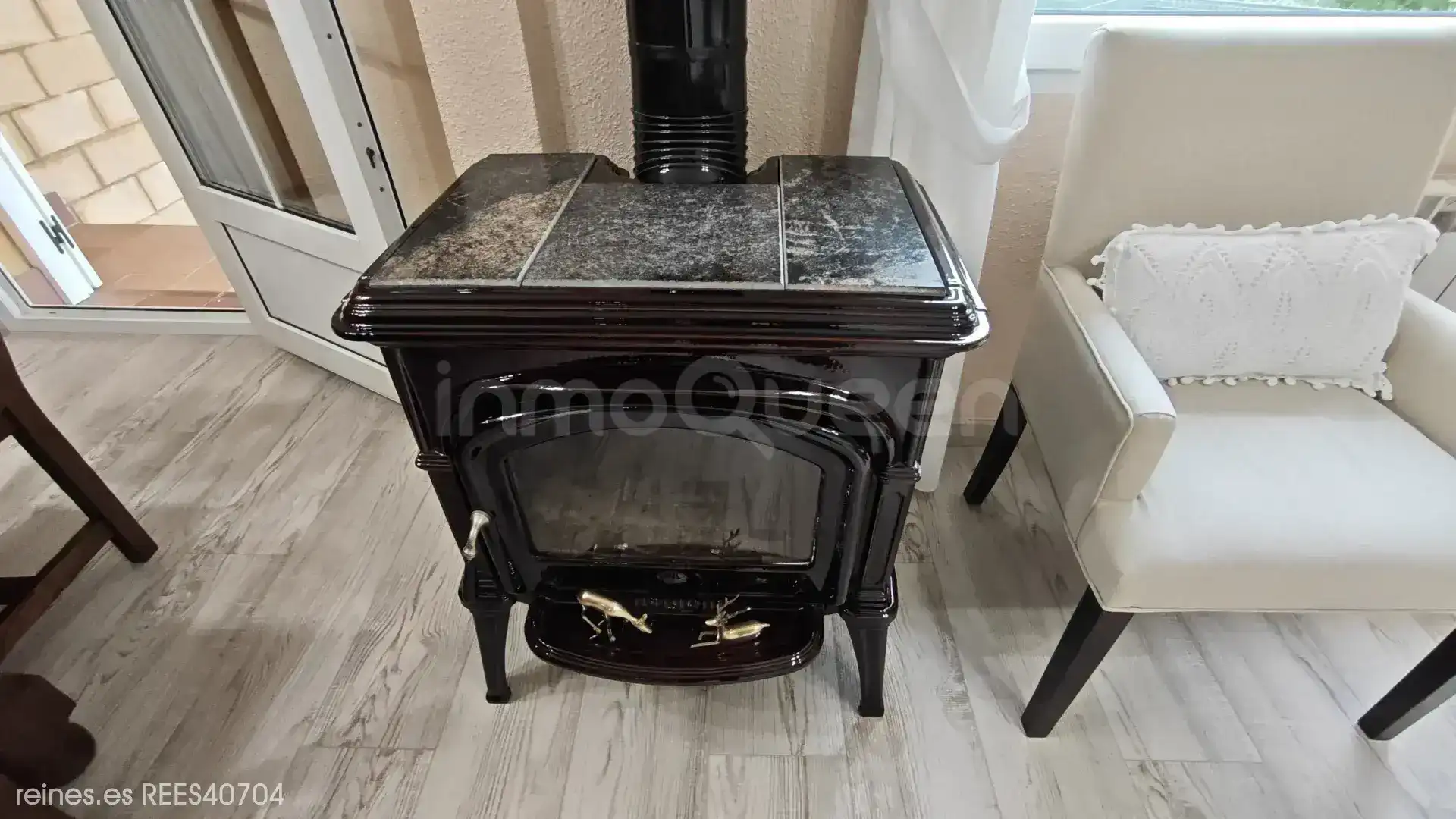 Sala de estar de Casa adosada en venta en Penagos con Jardín privado, Terraza y Amueblado