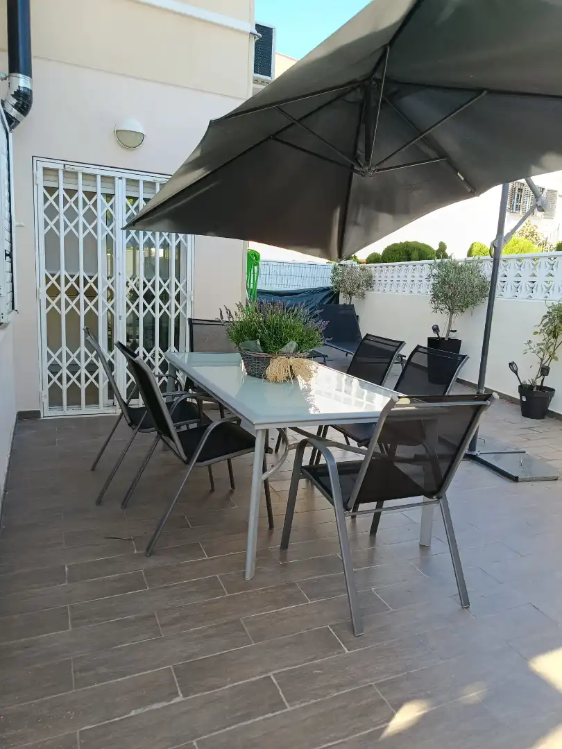 Terraza de Casa adosada en venta en Oropesa del Mar / Orpesa con Aire acondicionado, Terraza y Amueblado