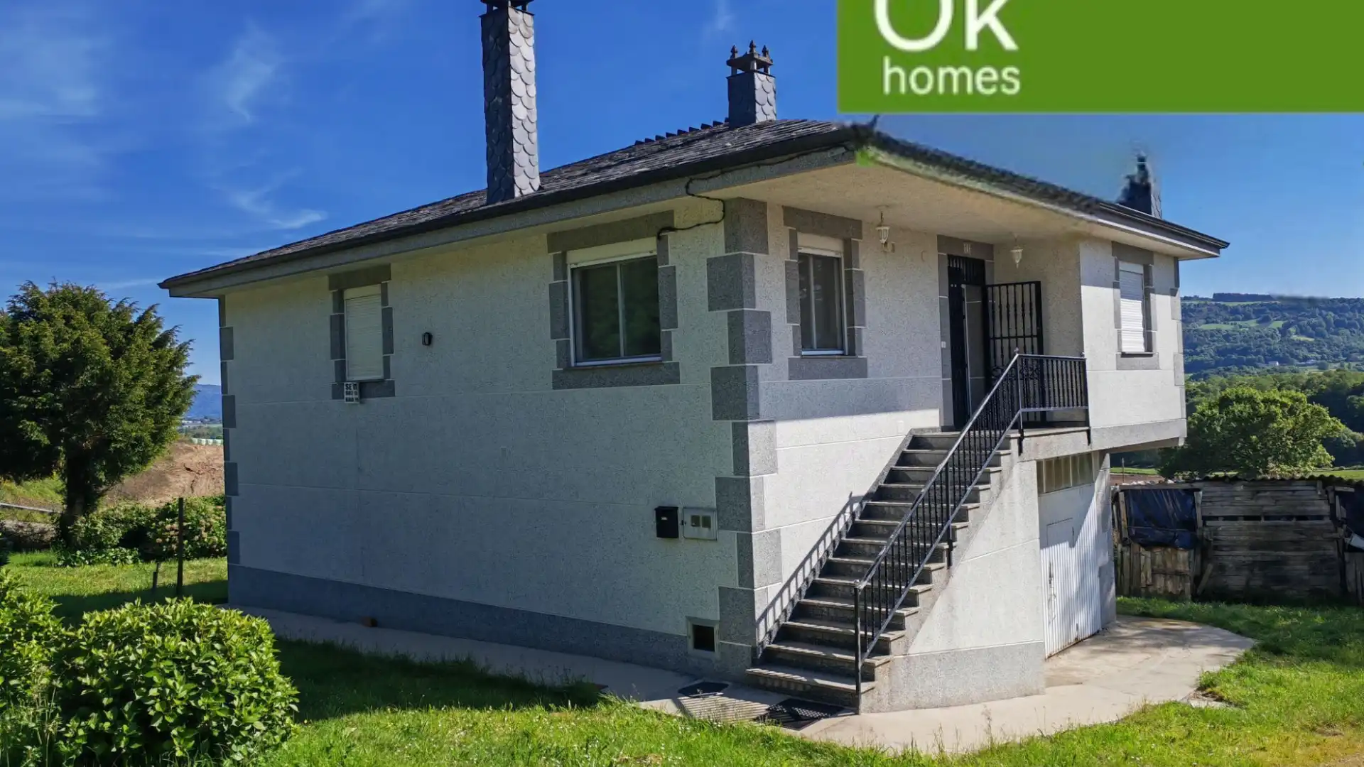 Vista exterior de Casa o xalet en venda en Baleira amb Calefacció, Jardí privat i Traster