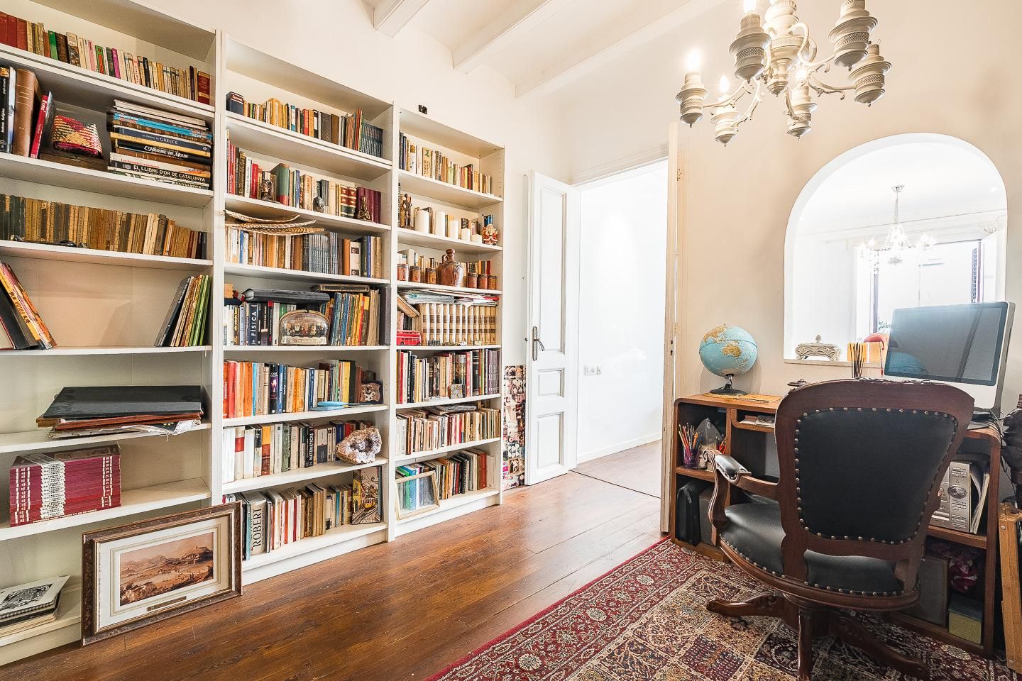 Sala de estar de Piso en venta en  Barcelona Capital con Aire acondicionado, Calefacción y Parquet