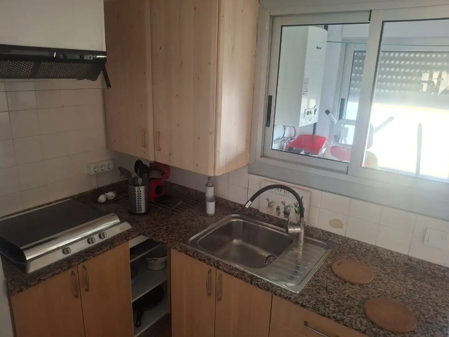 Kitchen of Flat for sale in Alicante / Alacant  with Air Conditioner, Terrace and Balcony