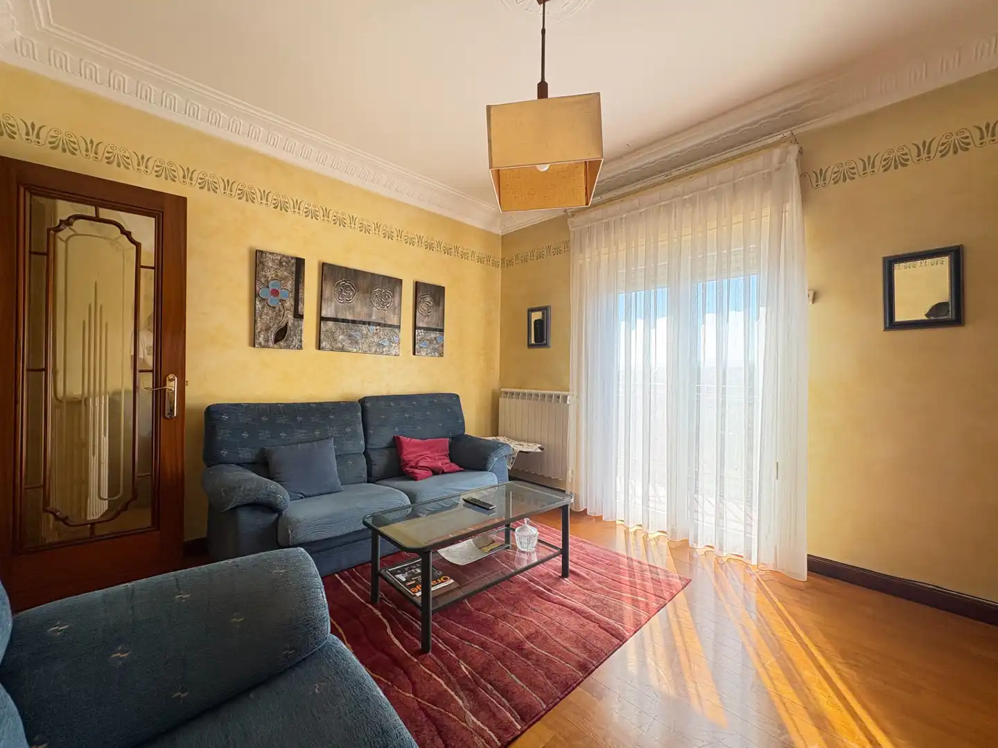 Wohnzimmer von Wohnung zum Verkauf in Arnedo mit Heizung, Parkett und Terrasse