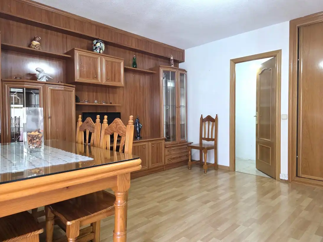 Dining room of Flat for rent in Madrid  with Heating, Terrace and Furnished