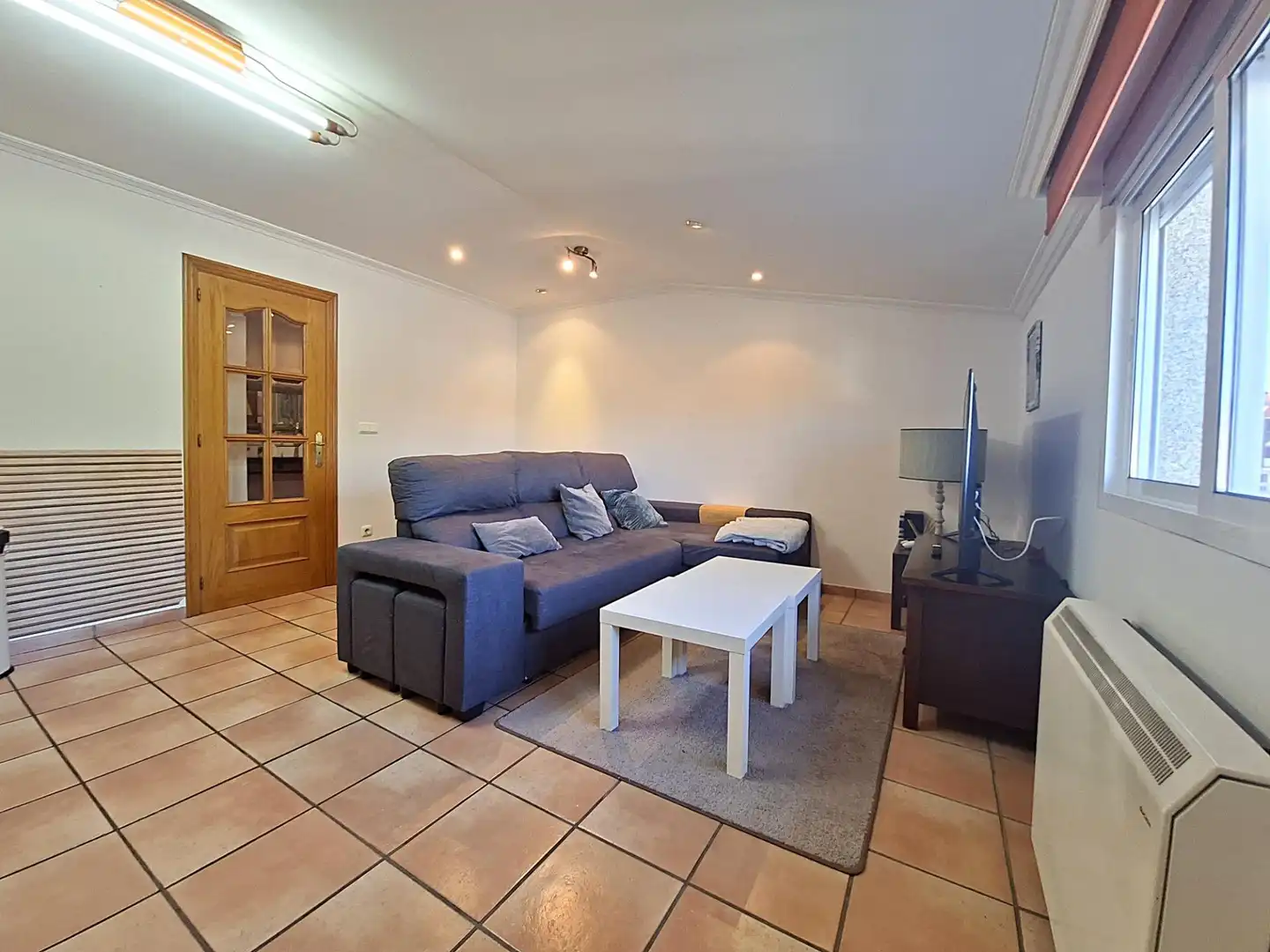 Living room of Flat for sale in Cambados  with Heating, Private garden and Storage room
