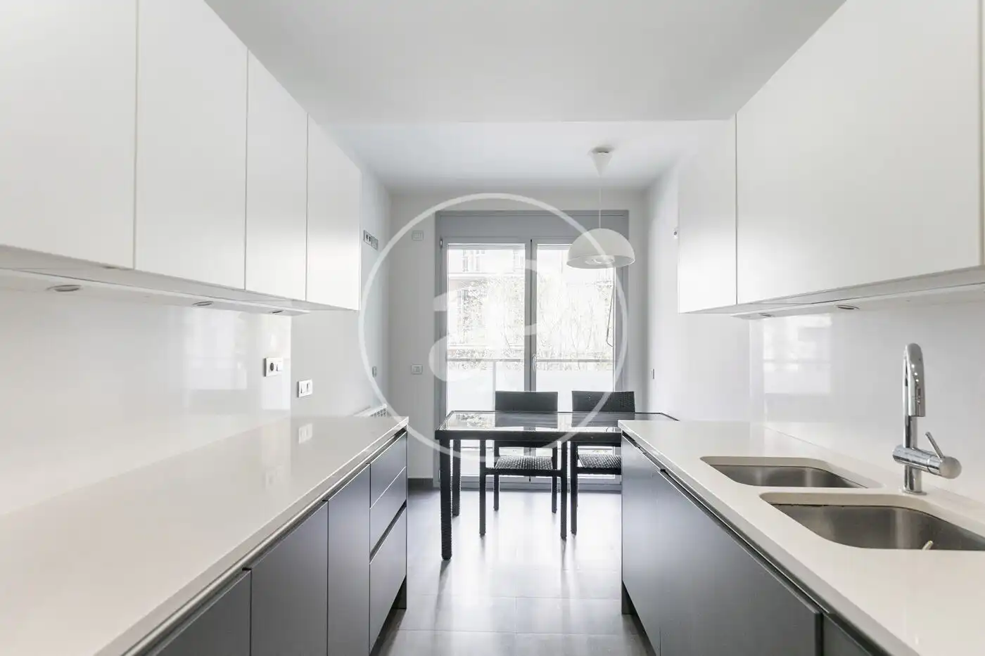 Kitchen of Flat for sale in Barcelona  with Air Conditioner, Heating and Terrace