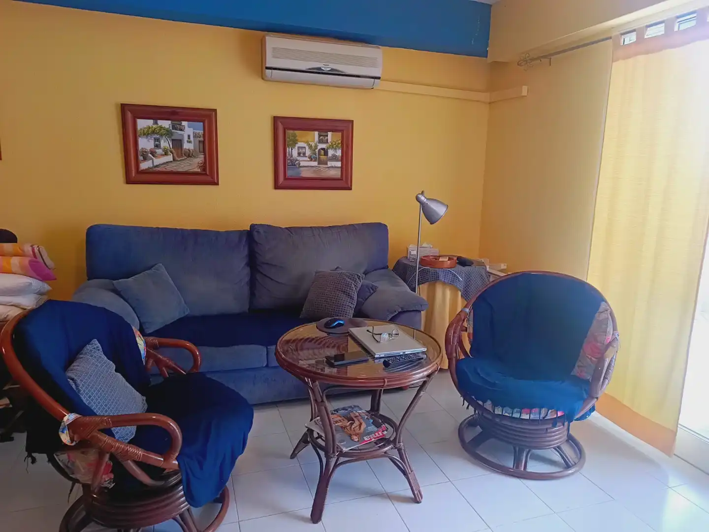 Wohnzimmer von Wohnungen zum Verkauf in La Manga del Mar Menor mit Terrasse, Möbliert und Ofen