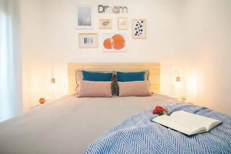 Bedroom of Apartments for rent in Madrid  with Air Conditioner, Heating and Parquet flooring