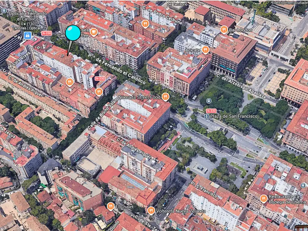 Vista exterior de Piso en venta en Zaragoza con Aire acondicionado, Calefacción y Amueblado