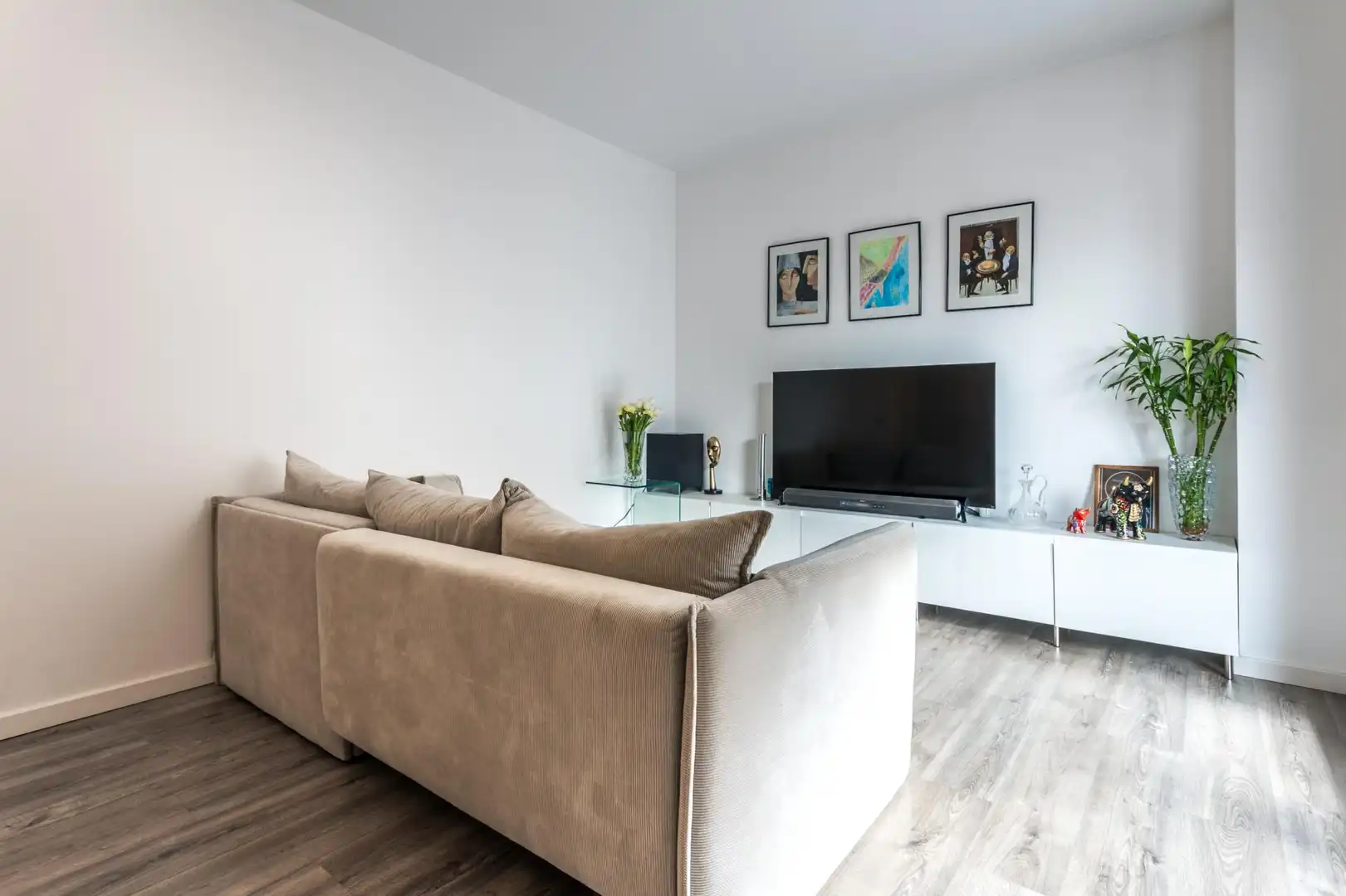 Sala d'estar de Pis en venda en Esplugues de Llobregat amb Calefacció, Parquet i Terrassa