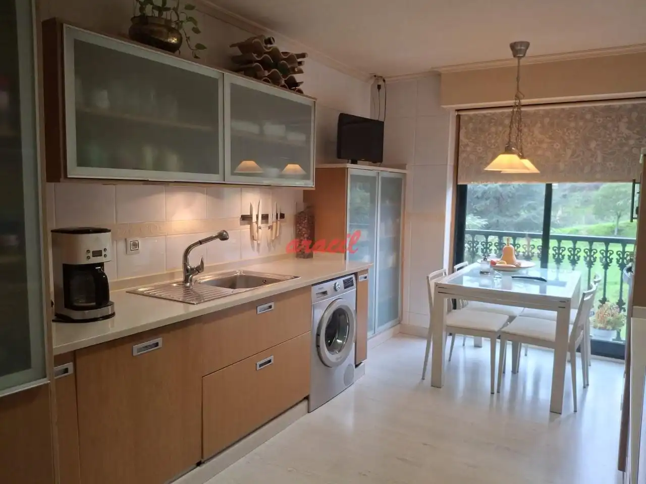 Cocina de Dúplex en venta en Ourense Capital  con Calefacción y Amueblado