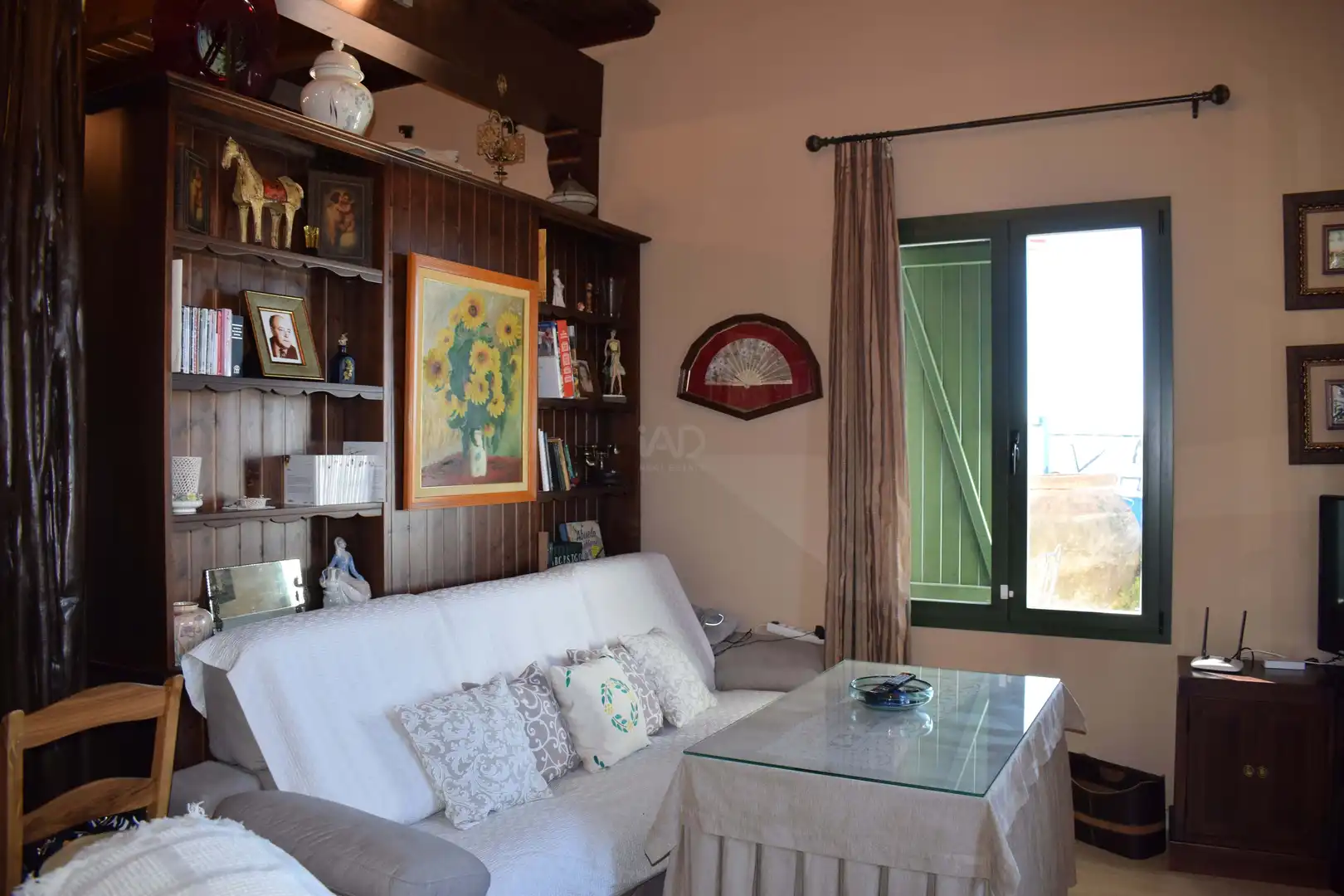 Wohnzimmer von Country house zum Verkauf in Pedrera mit Heizung und Schwimmbad
