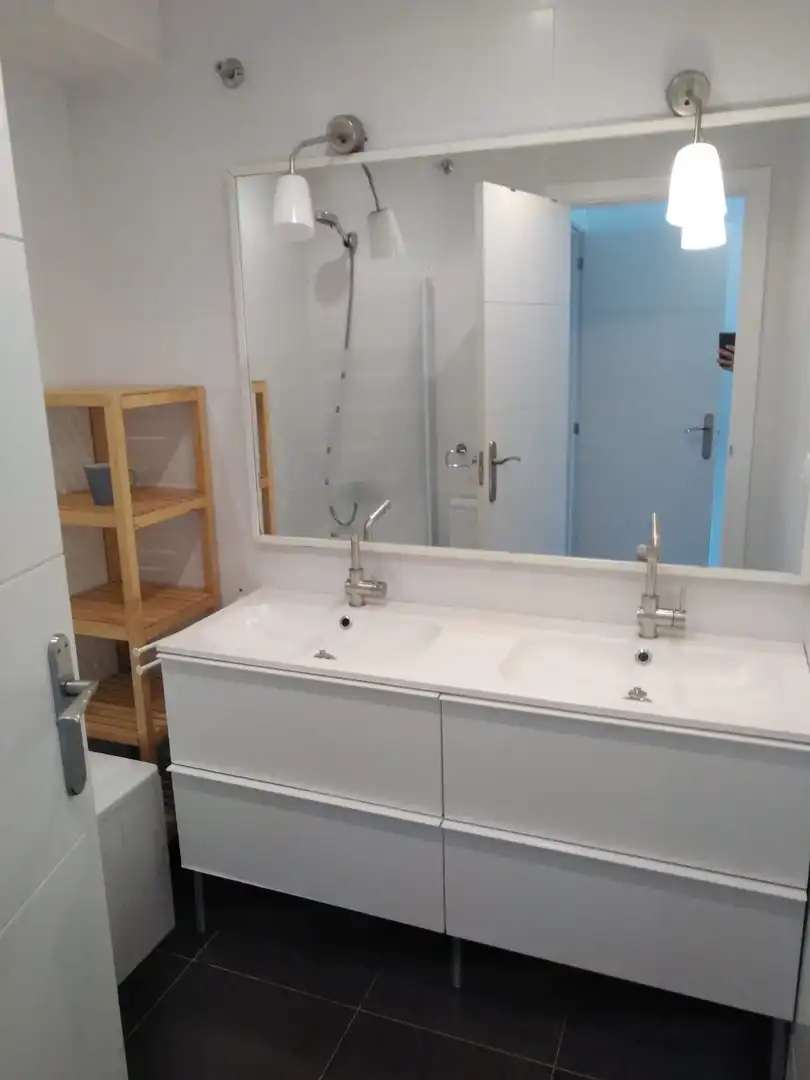 Bathroom of Flat for rent in Málaga  with Air Conditioner