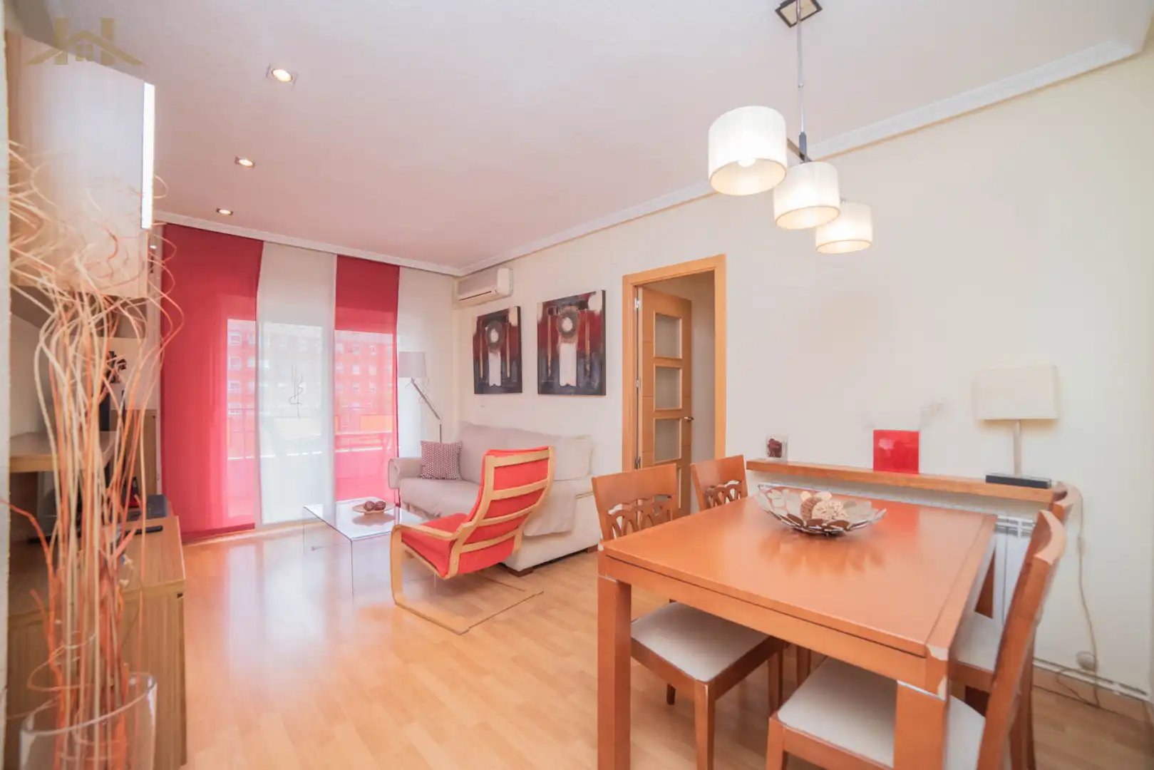 Wohnzimmer von Wohnung zum Verkauf in Fuenlabrada mit Klimaanlage, Heizung und Parkett