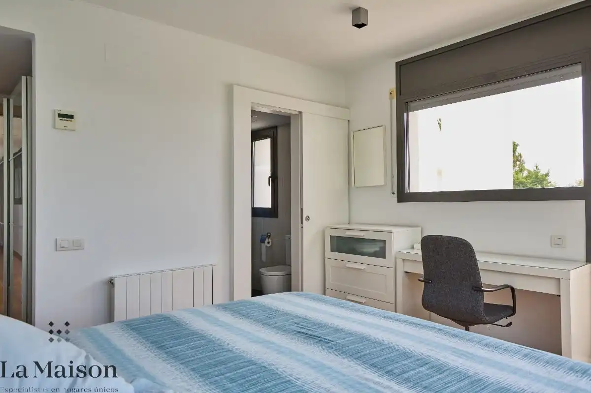 Dormitori de Casa o xalet en venda en Sant Andreu de Llavaneres amb Aire condicionat, Calefacció i Jardí privat