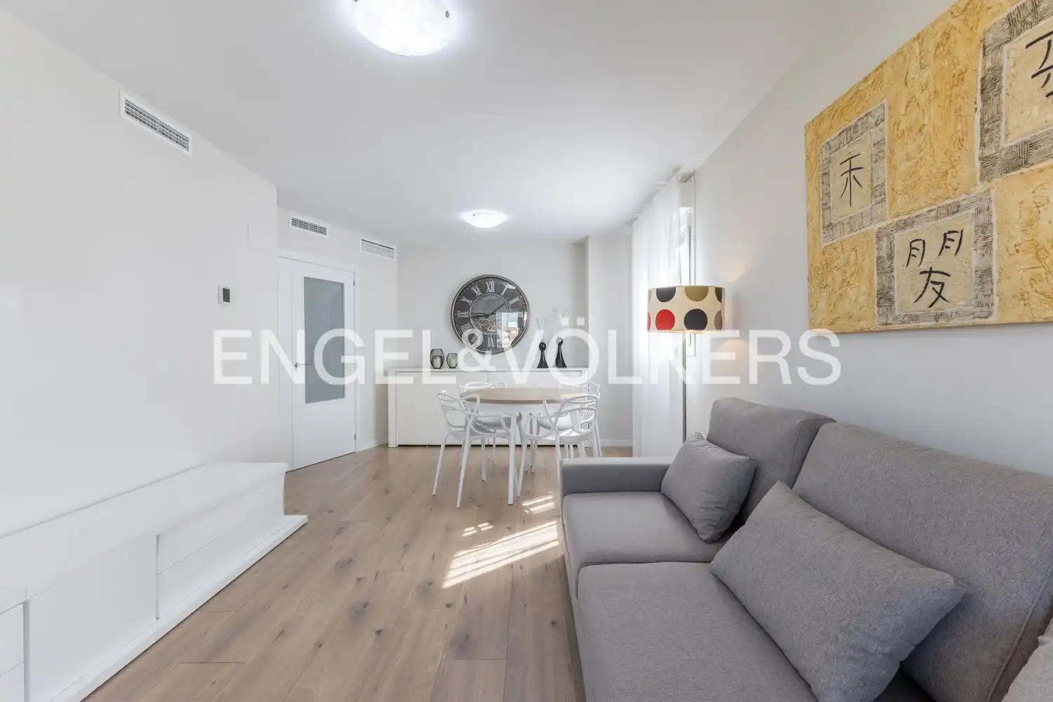 Sala d'estar de Pis de lloguer en Valencia amb Aire condicionat, Calefacció i Parquet