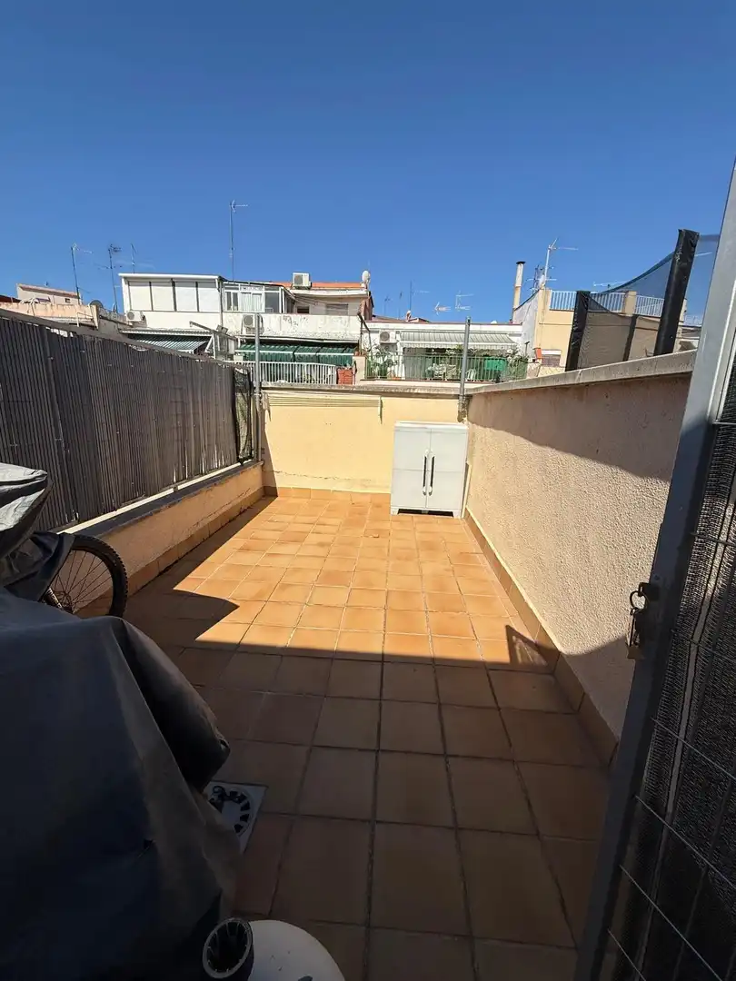 Terrasse von Maisonette zum Verkauf in L'Hospitalet de Llobregat mit Klimaanlage, Heizung und Parkett