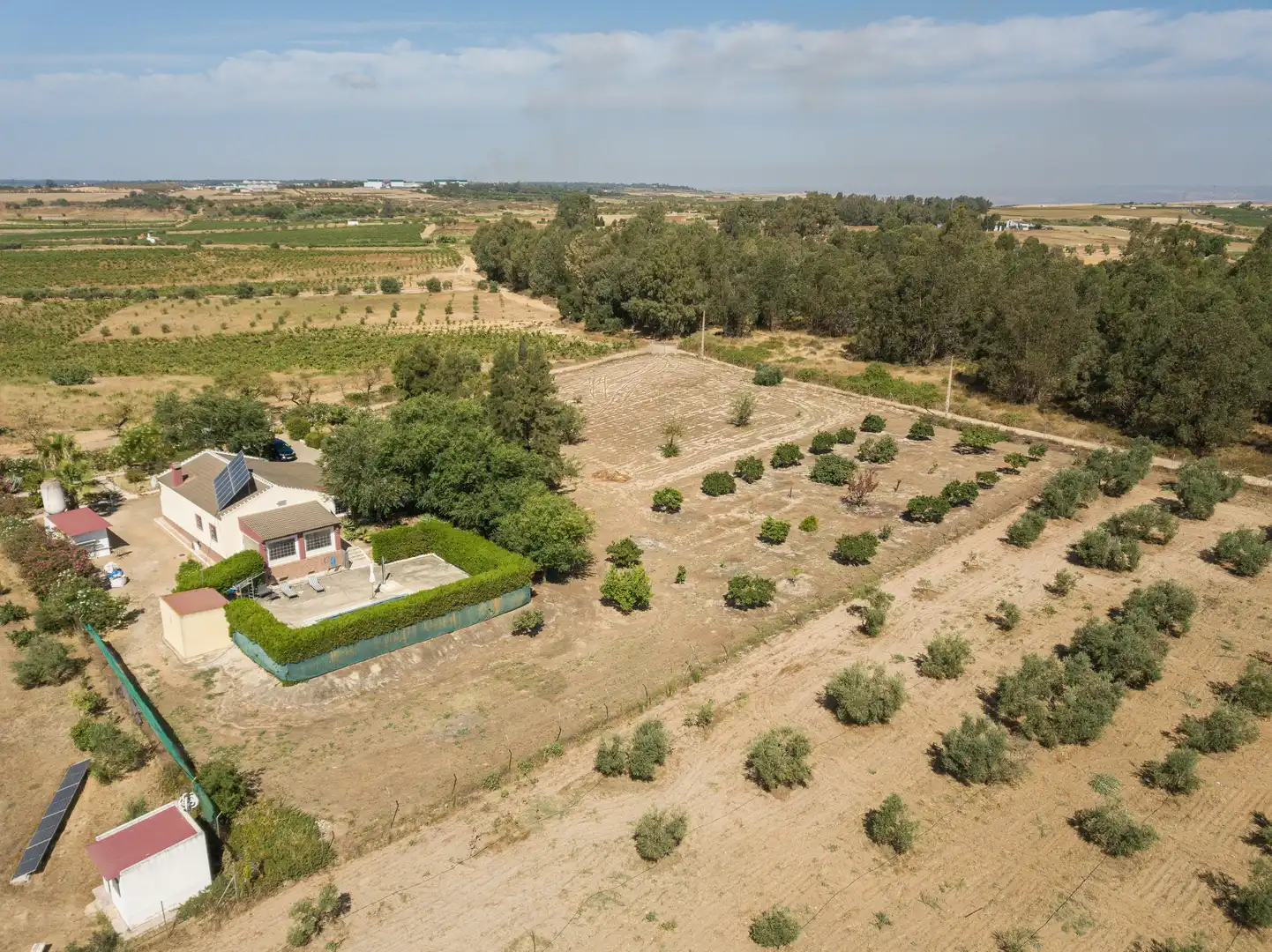 Finca rústica en venta en La Palma del Condado con Jardín privado, Terraza y Piscina