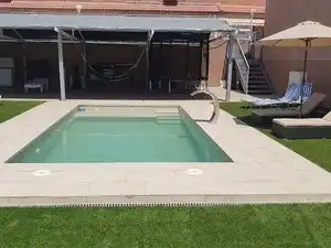 Swimming pool of Detached homes for sale in Villanueva de la Cañada  with Air Conditioner, Heating and Private garden