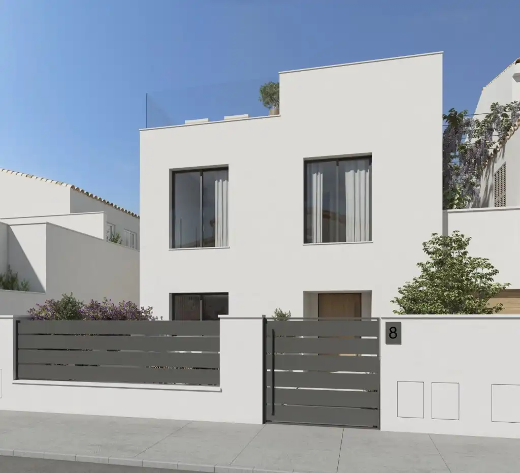 Vista exterior de Casa o xalet en venda en Alcúdia amb Aire condicionat, Jardí privat i Terrassa