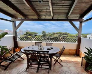 Terrassa de Apartament de lloguer en El Portil amb Balcó i Piscina comunitària