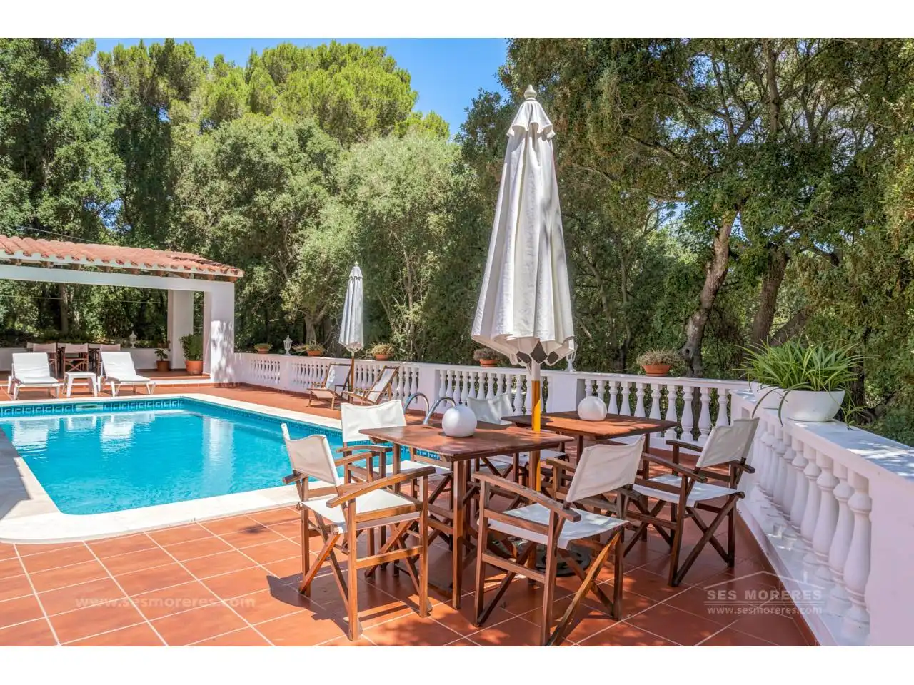 Terrassa de Finca rústica en venda en Es Mercadal amb Aire condicionat, Jardí privat i Terrassa