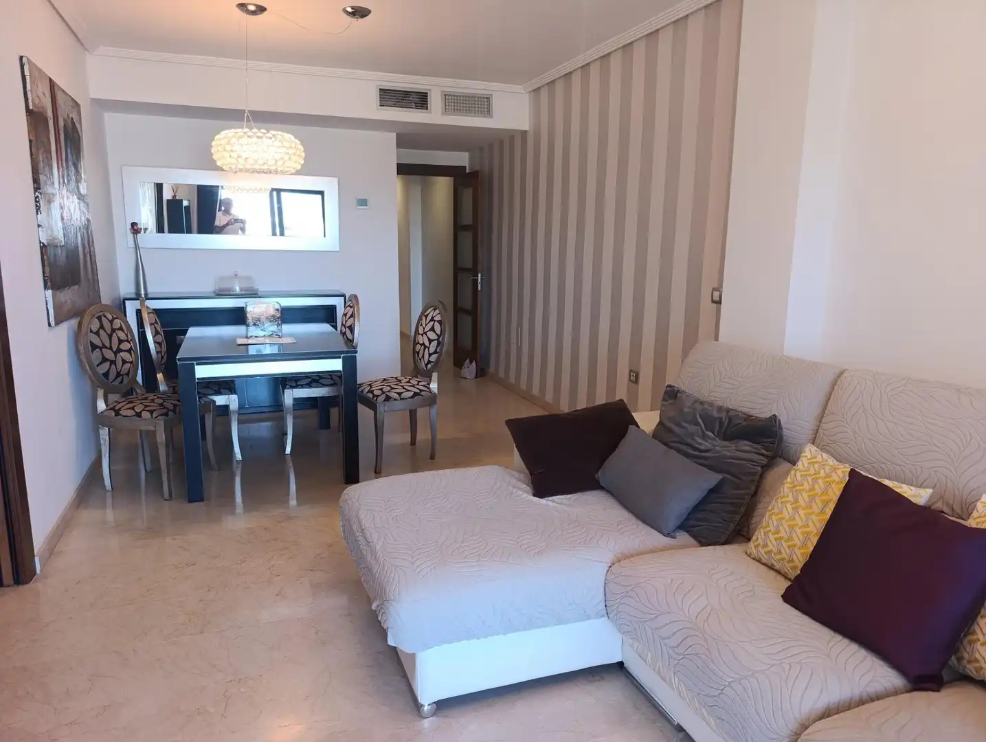 Living room of Apartments for sale in Garrucha  with Air Conditioner, Heating and Furnished
