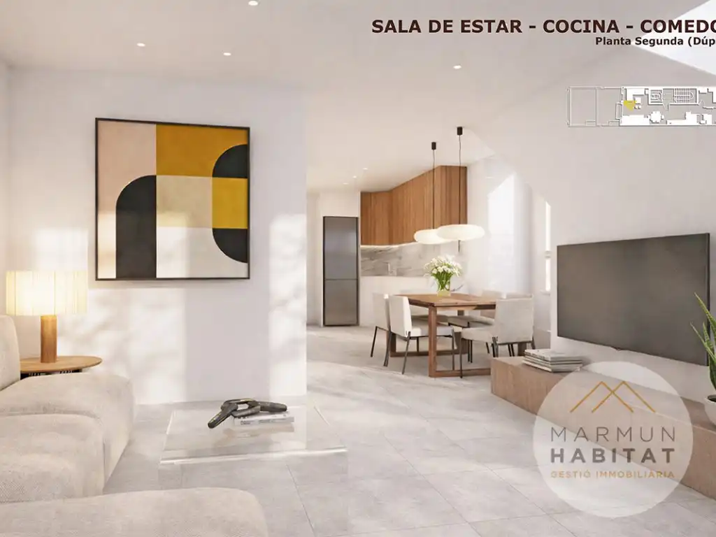 Living room of Duplex for sale in Arenys de Mar  with Air Conditioner and Oven