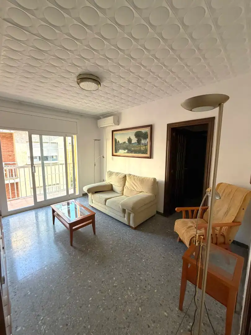 Sala de estar de Piso en venta en Barcelona con Aire acondicionado, Calefacción y Horno