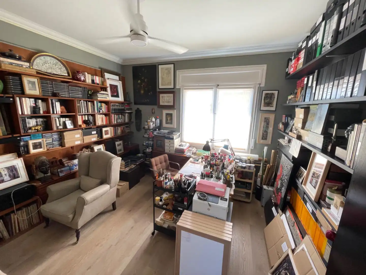 Living room of Flat for sale in Lleida  with Heating, Parquet flooring and Storage room