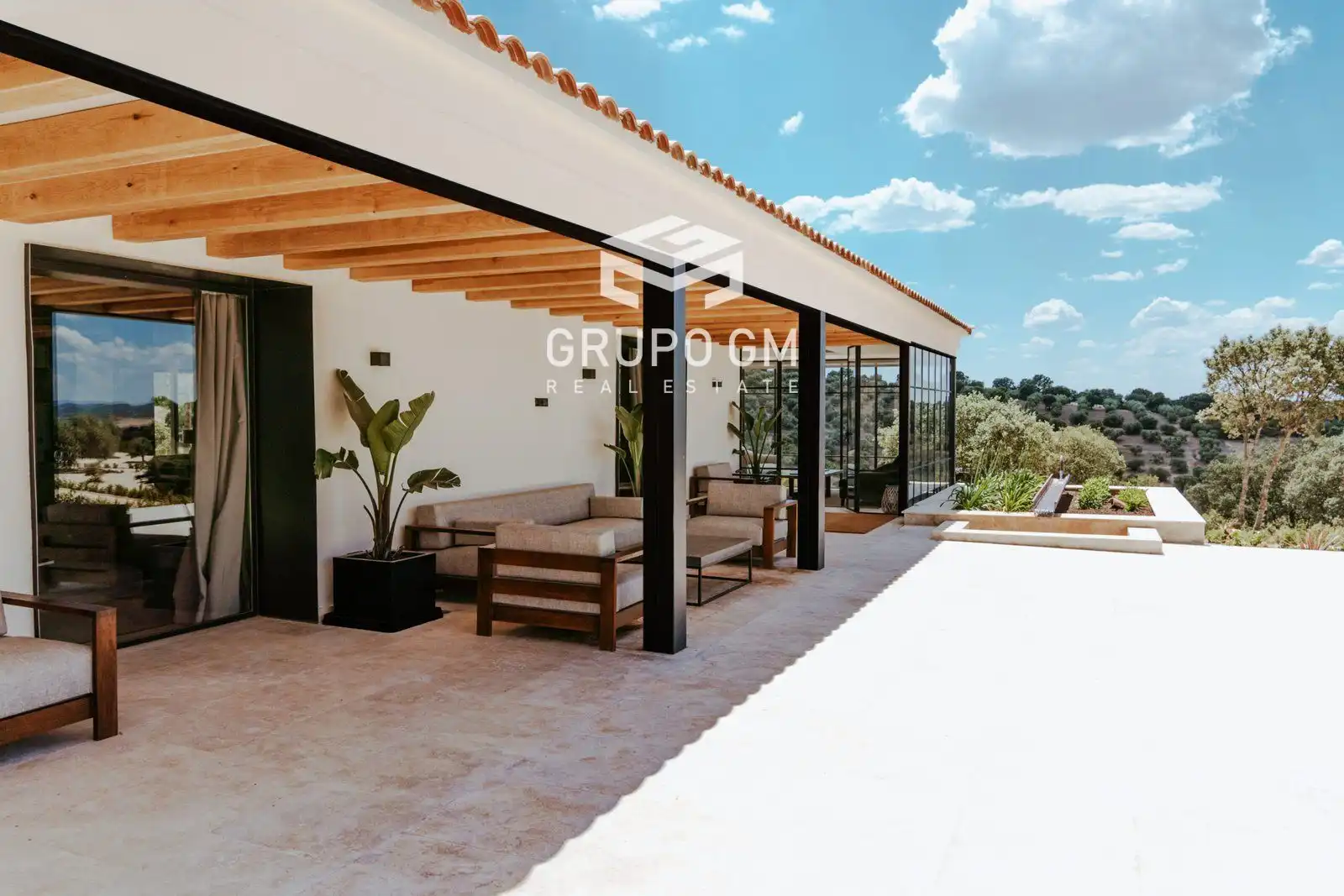 Terraza de Casa o chalet en venta en Villamanrique con Aire acondicionado, Piscina y Amueblado