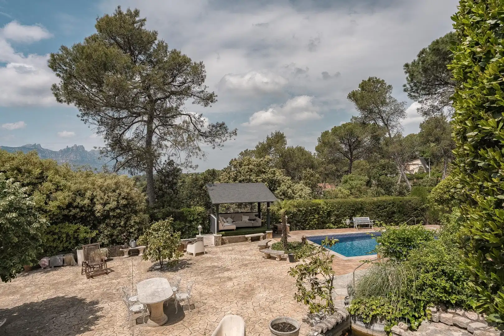 Terraza de Casa o chalet en venta en Vacarisses con Aire acondicionado, Jardín privado y Terraza