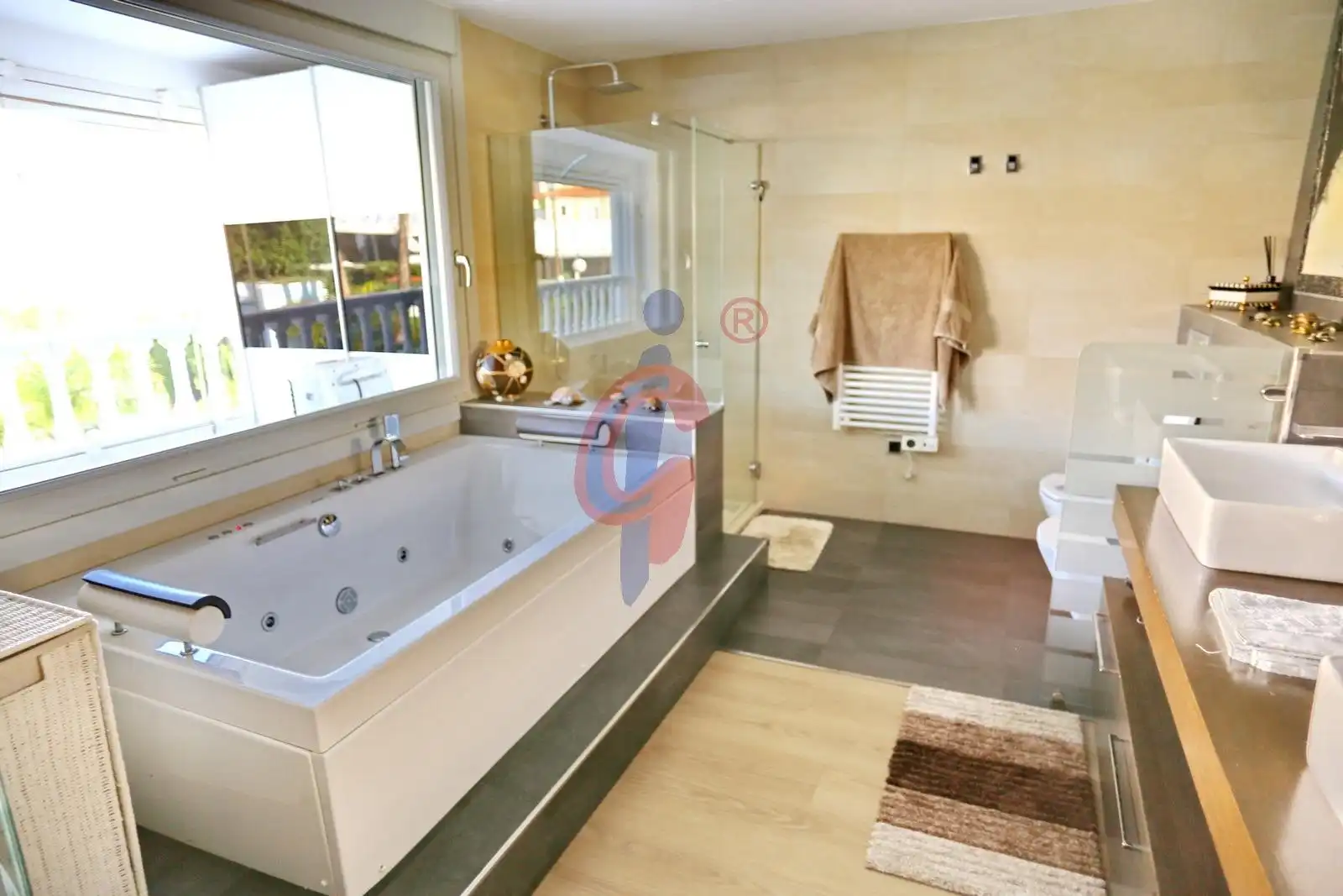 Baño de Casa o chalet en venta en Guardamar del Segura con Aire acondicionado, Jardín privado y Terraza