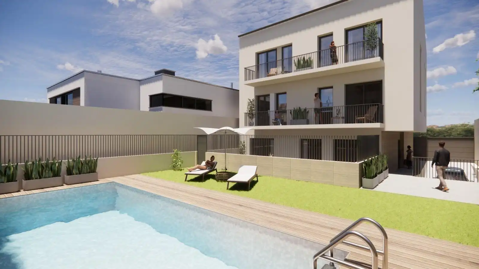 Piscina de Piso en venta en Castellar del Vallès con Aire acondicionado, Calefacción y Parquet