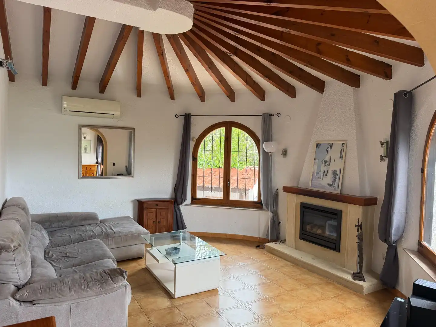 Living room of Houses for sale in Jávea / Xàbia  with Private garden, Terrace and Swimming Pool