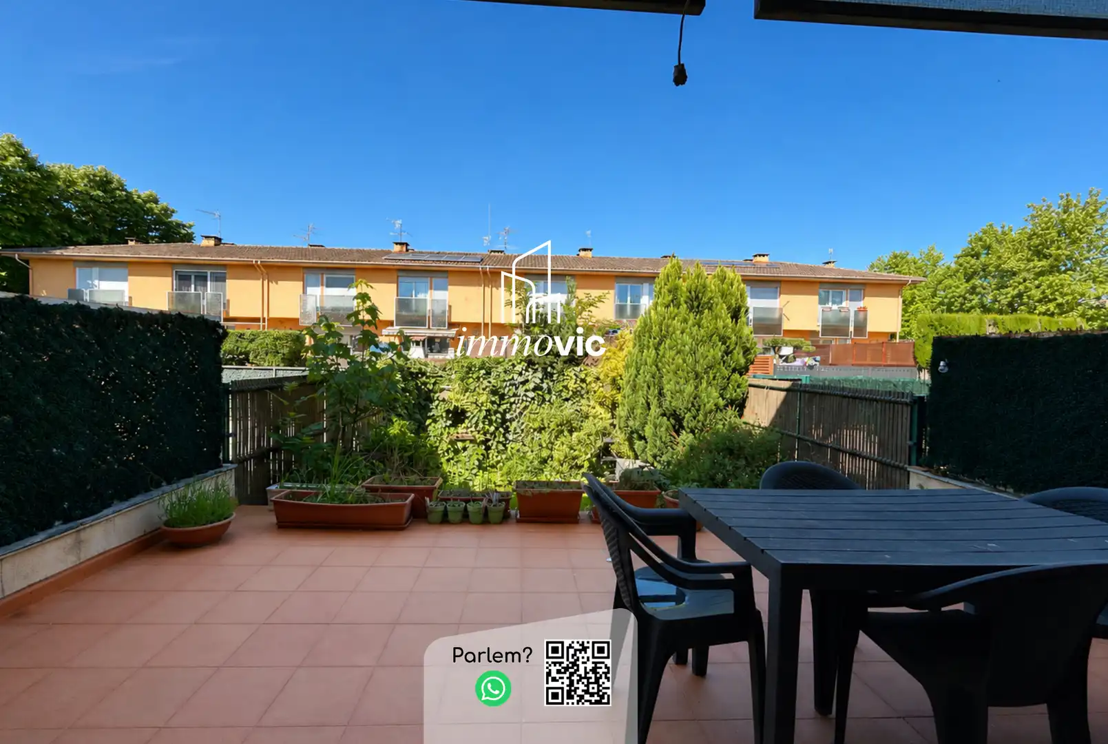 Terrace of Detached homes for sale in Olot  with Heating, Private garden and Parquet flooring