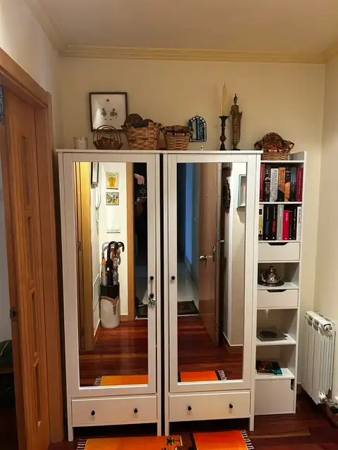 Bedroom of Flat for sale in Vilagarcía de Arousa  with Parquet flooring, Storage room and Furnished